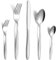 Gifcomda Lot de 30 couverts en acier inoxydable pour 6 personnes - Poli miroir - Avec couteau, fourchette, cuillère, passe au lave-vaisselle