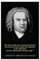 MExmob Johann Sebastian Bach-Zitat, Leinwand-Poster, Schlafzimmer-Dekor, Sportlandschaft, Büro, Raumdekoration, Geschenk, ungerahmt, 30 x 45 cm