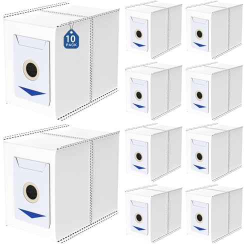 10 Stück Staubbeutel für Ecovacs Deebot T30 Pro Omni/ T30 Omni Saugroboter,Staubsaugerbeutel Ersatz Beutel Zubehör für ECOVACS DEEBOT T30 Pro Omni / T30 Omni