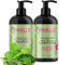 P-Beauty Rosmarin Shampoo & Conditioner mit Biotin 355ml für Haarwachstum Haarpflege & Kopfhautpflege - Shampoo & Spülung gegen Haarausfall & Haarbruch, Pflegeshampoo & Haarspülung Set