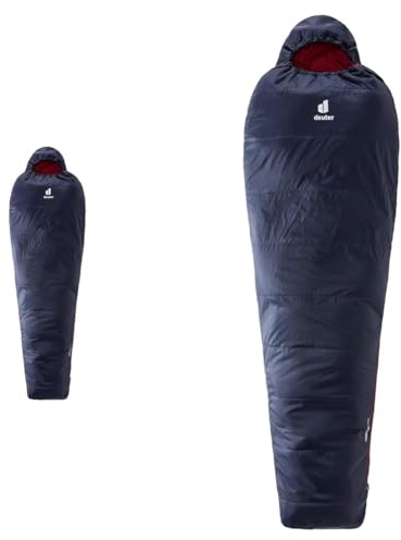 deuter Dreamlite Kunstfaser Schlafsack, navy-cranberry & Dreamlite L - Large Kunstfaser Schlafsack, navy-cranberry