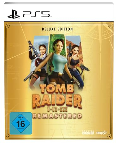 Tomb Raider 1-3 Remastered Starring Lara Croft Deluxe Edition - PS5