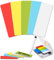 100 Stück Magnetstreifen Beschreibbar, 80x30mm Beschreibbare Magnete für Kanban Board, Abwischbare Magnetschilder zum Beschriften, Whiteboard Magnet für Kühlschrank Metallschrank (5 Farben)