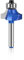 MACHSWON Round Over Router Bits 6mm Shank,Roundover Beading Router Bit,Tungsten Carbide Blades,Corner Rounding Edge-Forming,Round Over Edging Router Bits 6.35mm Radius