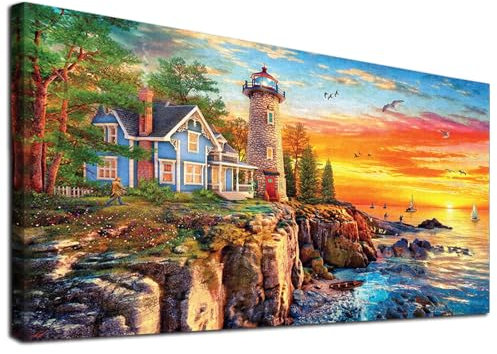 YALKIN 5D Diamond Painting Erwachsene Kinder Großes XXL 40x70cm Diamant Painting Bilder Diamond Art Erwachsene Full DIY Diamant Kunst Malerei Stickerei Set Kreuzstich Bilder Home Wand Dekor