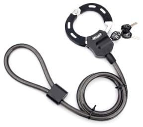 E Scooter Schloss mit Schlüssel, 120CM Anti-Diebstahl Schloss für E Scooter, Kabelschloss Fahrradschloss Hohe Sicherheit, E Roller Schloss, Ideal für Scooter Roller, Fahrrad, Kinderwagen