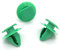 VVO Fasteners- Clip Verdi in Plastica. Per Estensione e modanatura del passaruota anteriore. Compatibile con Fiat 500X, (10 pezzi)