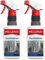 MELLERUD Duschkabinen Reiniger | 1 x 0,5 l | Wirksames Spray gegen Kalk- & Seifenreste in der Dusche (Packung mit 2)