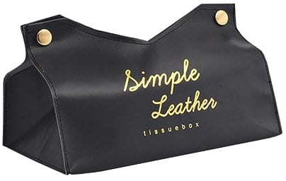 DRESSOOS Taschentuchbox Aus Pu- Kreative Papierbox Serviettenhalter Stylische Lagerung Für Haus Und Büro Leicht Zu Reinigen