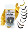 Zite Fishing Curly Viper Gummiköder Forelle 8 STK - Schlangenartiger Gummi Forellenköder 6,5cm – UL Angelköder Forelle Rotierend & Schlängelnd – Phthalatfrei & Handgefertigt (Natur Mix Käse)