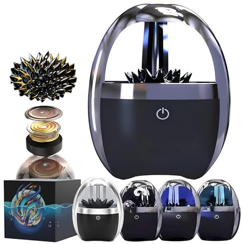 Ferrofluid Speaker Sound Visualizer, Venom Whale Drop Magnetic Fluid Display speaker with 4 Adjustable Lights, Bluetooth 5.0 Wireless Dancing Ferrofluid for Music Visualization, Desktop Decor & Gift
