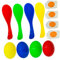 ERINGOGO 4juegos De y Cucharas para Juguetes De Actividades Familiares Juguetes Divertidos Desarrollo De Habilidades De Coordinación