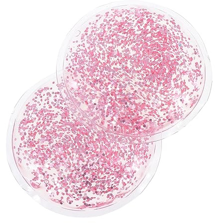 LOLIPPYY 2 Stück Kühlende Und Wärmende Augenpads Wiederverwendbares Augenkissen Für Heimgebrauch Linderung Von Schwellungen Und Augenringen Weiches Gel in Rosa
