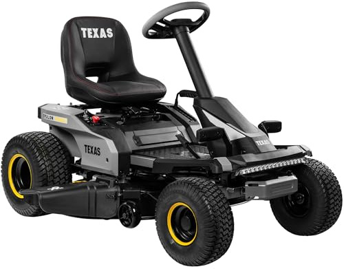 TEXAS Epsilon R9600Li Akku-Aufsitzmäher 96 cm Schnittbreite, 72V/27,6Ah, Mulchfunktion, Seitenauswurf, für Flächen bis 4000 m², LED-Licht, 2 Messer