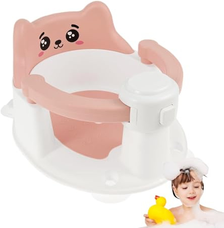 Badesitz Must-Haves Saugnäpfe 6–24 Monate Kleinkinder | Rutschfester Aufrecht-Badesitz Für Kleinkinder Als Badesitz Für Dusche, Boden & Reisen Für Kinder, Neue Eltern, Pflegende &