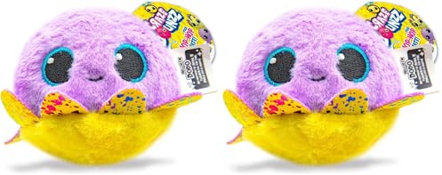 CRAZE BOUNZZ – Hüpfendes Plüschtier für Kinder - Flauschiges Stofftier zum Spielen & Sammeln in 6 Designs – Kuscheltiere für Mädchen & Jungen ab 3 Jahren, 6 Farbvarianten (Packung mit 2)