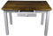 Magnetic Mobel Esstisch mit Schublade Küchentisch Tisch Restaurant Massiv Holz Kiefer (60x100, Eiche)