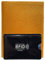 LOLUNA® Porte Carte identité - Permis de Conduire + étui Carte RFID - Carte bancaire - Navigo - Petit Format Compact, Fin et Plat, Emplacement Cousu, en Cuir dans Plusieurs Couleurs - Jaune moutard