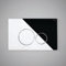 RAK Ecofix Round Button Dual Flush Plate Chrome Concealed Cistern 236x152mm