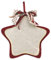 Fuori porta di Natale da ricamare a punto croce, Fuori porta a stella con tela aida, Fuori porta Natalizio da ricamare a punto croce, Stella bordeaux dettagli lurex oro