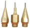 Milageto 3 Ugelli per Colla a Caldo, 1 Mm, 1,3 Mm, 1,5 Mm, Ugello in Rame, Ugello Antiperdite in Acciaio Inox, Piccolo Foro di Ricambio per Finestre, Porte Del