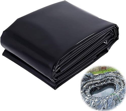 PIKETU Bâche D'étang Liner Revêtement Bassin Extérieur Membrane Doublure D'étangs À Poissons Préformées Bâche pour Étang 3x5m 4x8m 5x9m 6x10m 10x0m 10x15m Membrane De Jardin De Piscine