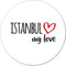 Huuraa Magnet Istanbul My Love Geschenk Kühlschrankmagnet 59mm Kühlschrankmagnet Flaschenöffner Istanbul Geschenkidee