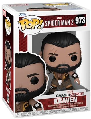 Funko POP! Games: Spider-Man 2- Kraven - Spider-man 2 Video Game - Vinyl-Sammelfigur - Geschenkidee - Offizielle Handelswaren - Spielzeug Für Kinder und Erwachsene - Video Games Fans