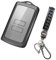 MEDZUK Coque Clé Compatible avec Dacia Sandero 3 | Sandero Stepway 3 2020-2024 2025 Coque de Protection pour clé de Voiture TPU, Accessoire Étui pour Clés avec Porte-clés (Noir)
