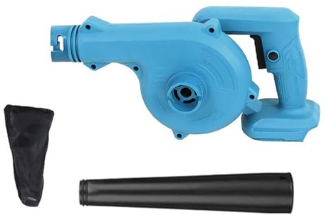 NUZAMAS Portable Dust Leaf Blower Electric Air Blower Compatible with Makita 21V lithium Ventilator Vacuum Air Fan Clean Dust Collector for Home Industrial Outdoor Garden Lawn