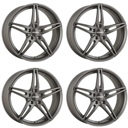 4x Carmani Felgen Alufelgen 15 Oskar 7,5x18 ET40 5x114,3 hyper gun kompatibel mit Citroën C4 Aircross C-Crosser