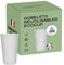 SPARKLERS CLUB Lot de Gobelets Réutilisables Givré ECOCUP 30cl -150 Lavages au Lave Vaisselle - Verre Bière Réutilisable en Polypropylène - Gobelet Eco Cup pour tout évènement (500, 50cl)
