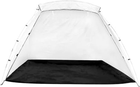 Portable Paint Booth Tent, 8.5 X 6 X 5.5ft Wind Proof Large Capacity Spray Paint Shelter with Built in Floor Mesh Screen, Spray Paint Booth for Furniture DIY Hobby Tool