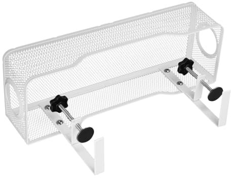 Holibanna Cable Management for Desk under Desk Cable Tray Electrical Cord Organizer Wire Tidy Tube Basket