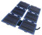 30W 12V/5V Portatile ETFE Pannello Solare Monocristallino Pieghevole Pannello Solare Batteria Dispositivo di Ricarica Durevole