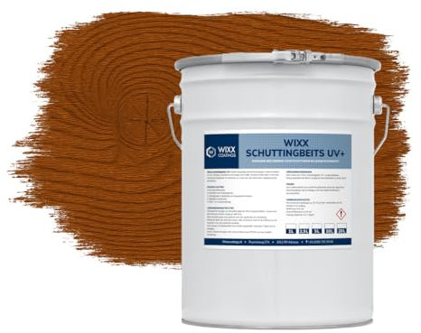 Wixx Lasure de clôture UV+ - 1L - Chêne foncé