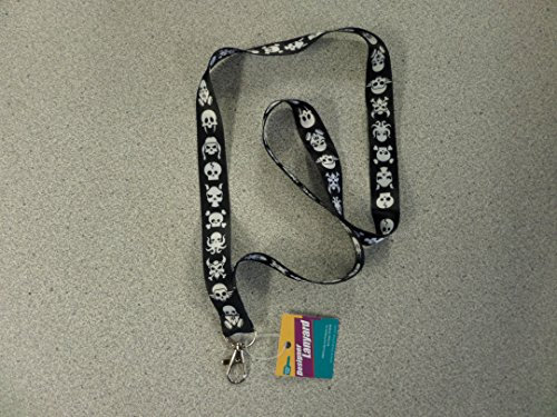 Lucky Line Lanyard with Swivel Snap, Skull Design (C209)