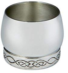 Wentworth Pewter – Celtic Pewter Whiskey Tot, Tumbler & Measure – Traditional Whisky Cup with Embossed Celtic Design – Scottish Gift – Handmade – Engraving Available (Whisky Tot)