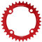 GOTOTOP Anillo de Cadena para Bicicleta 32/34/36/38T BCD 104 de Acero para Bicicleta de montaña, Piezas de reparación (34T-Rojo)