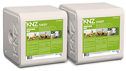 A&G-heute 20kg Leckstein Sheep 2 x 10 kg KNZ Mineralleckstein Mineralstein Salzleckstein Schaf Lamm Lämmer Nutztiere Weiss