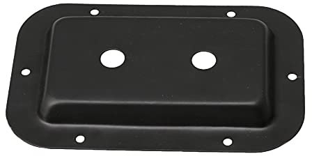 1/4 Steel Headphone Jack Plate Socket Clip for Speaker Cabinets Black