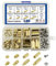 BGTXINGI 140 Stück M4 Messing Stecker-Buchse/Buchse-Buchse Sechskant Messing Distanzstück Abstandhalter Schraube Mutter Sortiment Kit und Edelstahl Schraube Mutter Set (Messing M4)