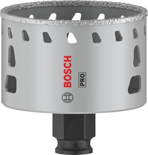 Bosch 1 scie cloche PRO Tile Power Change Plus (pour carrelage dur, carrelage souple, diamètre 67 mm, accessoires professionnels, perceuse/visseuse)
