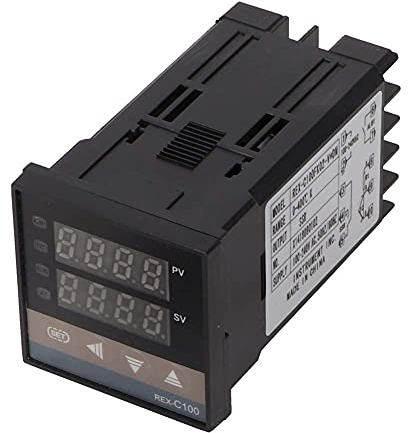 Fafeicy REX-C100 Digital LED PID Temperaturregler Thermostat Kit AC 110V-240V, Universal für Heizung und Warmwasser, Compact Design mit Easy Installation und LCD Display