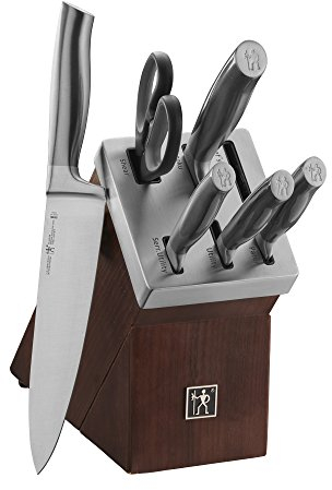 HENCKELS International Graphite 7 pc Knife Block Set, Silver