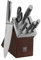 HENCKELS International Graphite 7 pc Knife Block Set, Silver