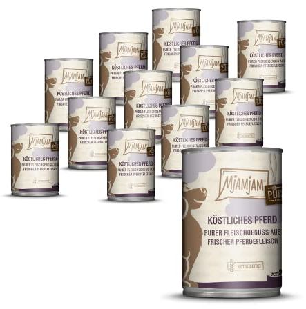 MjAMjAM - purer Fleischgenuss - köstliches Pferd pur 12 x 400 g