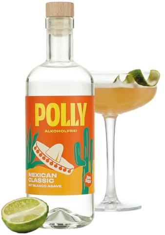 POLLY Mexican Classic | Alkoholfreie Alternative inspiriert von Agave | 500 ml | ohne Zucker & künstliche Aromen, vegan, glutenfrei | perfekte Basis für alkoholfreie Cocktails