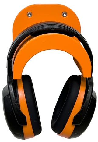 Wandhalterung passend für Stihl Gehörschutz Gehörschutzbügel Zubehör Halterung (Schwarz)