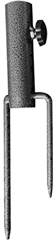 QmjdDymx Soporte de Stand de Parasol, Espiga de Tierra para Paraguas de Metal Pesado Inserto de Metal Pesado tapón de Ancla